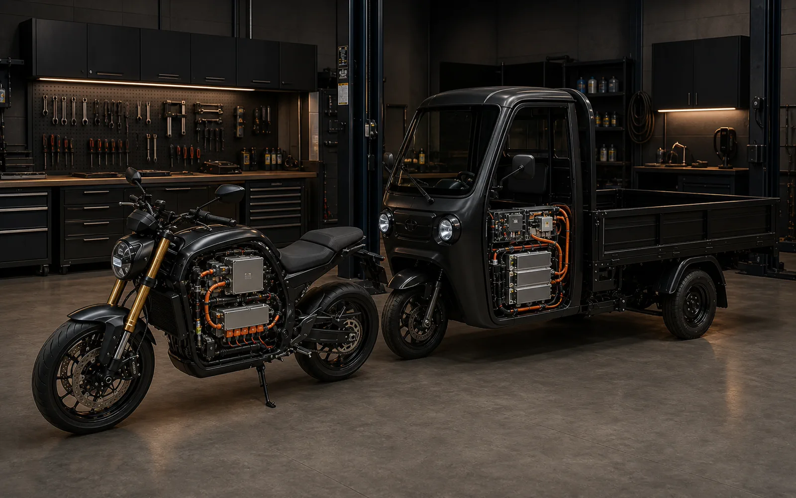Electric Motorcycles & Three-Wheelers